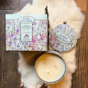 Simply Indulgent 3-Wick Soy Candle-Brand New